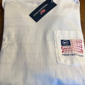 Men's VINEYARD VINES long sleeved "golf flag" shirt (size: xs)